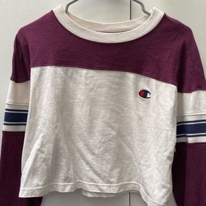 cropped champion long sleeve